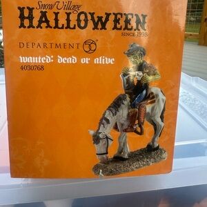 Department 56 Halloween Cowboy Figurine - Green and Gray